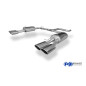 VW Bus T5/ T6 Silenziatore posteriore con uscite destra e sinistra (duplex)x115x85 tipo (Cod. F-VW13