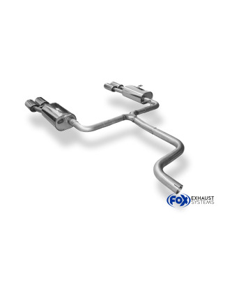 VW Bus T5/ T6 Silenziatore posteriore con uscite destra e sinistra (duplex)x115x85 tipo (Cod. F-VW13