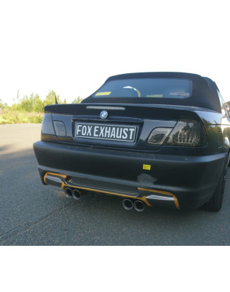 BMW E46 320/ 323/ 325/ 328/ 330 M3-Optik V2 Silenziatore posteriore (Cod. F-BM022273-292)