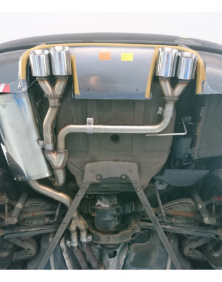 BMW E46 320/ 323/ 325/ 328/ 330 M3-Optik V2 Silenziatore posteriore (Cod. F-BM022273-292)