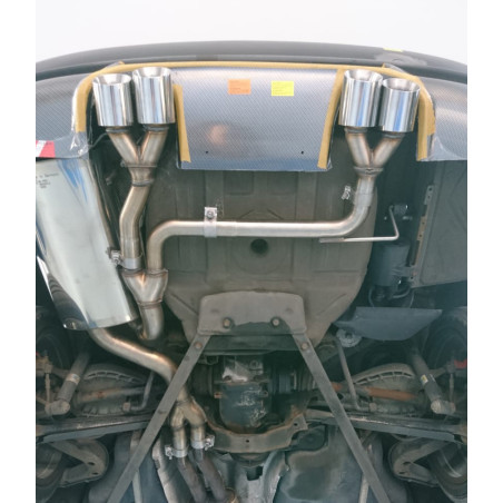 BMW E46 320/ 323/ 325/ 328/ 330 M3-Optik V2 Silenziatore posteriore (Cod. F-BM022273-292)