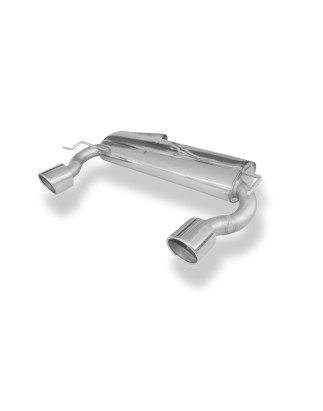 Audi TT Tipo 8N quattro Silenziatore posteriore con uscite destra e sinistra (duplex) – 1x1 (Cod. 