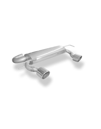 Audi TT Tipo 8N quattro Silenziatore posteriore con uscite destra e sinistra (duplex) – 1x1 (Cod. 