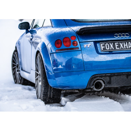 Audi TT Tipo 8N quattro Silenziatore posteriore con uscite destra e sinistra (duplex) – 1x1 (Cod. 