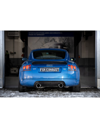 Audi TT Tipo 8N quattro Silenziatore posteriore con uscite destra e sinistra (duplex) – 1x1 (Cod. 