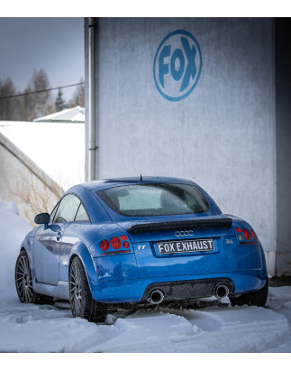 Audi TT Tipo 8N quattro Silenziatore posteriore con uscite destra e sinistra (duplex) – 1x1 (Cod. 