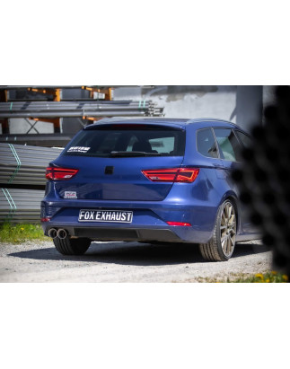 Seat Leon 5F ST – assale posteriore rigido Silenziatore posteriore – 2x90 t (Cod. F-SE042311-292