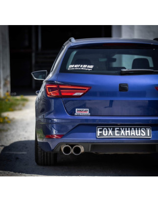 Seat Leon 5F ST – assale posteriore rigido Silenziatore posteriore – 2x90 t (Cod. F-SE042311-292