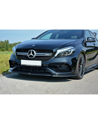 SPLITTER ANTERIORE V.1 Mercedes A W176 AMG Facelift (Cod. M-ME-A-176F-AMG-FD1G)