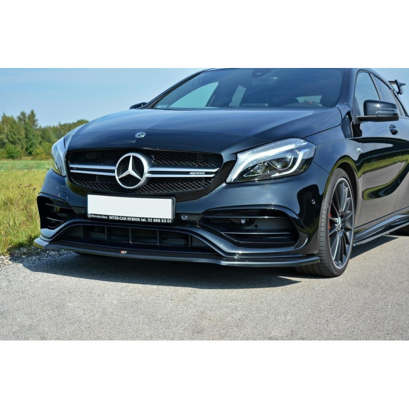 SPLITTER ANTERIORE V.1 Mercedes A W176 AMG Facelift (Cod. M-ME-A-176F-AMG-FD1G)