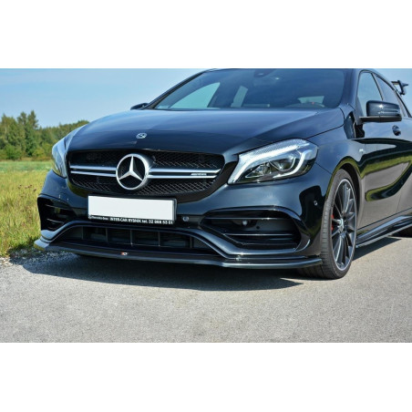 SPLITTER ANTERIORE V.1 Mercedes A W176 AMG Facelift (Cod. M-ME-A-176F-AMG-FD1G)