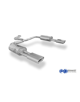VW Bus T5/ T6 Silenziatore posteriore con uscite destra e sinistra (duplex) – 160x80 Tipo 5 (Cod. 