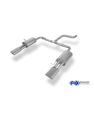 VW Bus T5/ T6 Silenziatore posteriore con uscite destra e sinistra (duplex) – 160x80 Tipo 5 (Cod. 