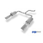 VW Bus T5/ T6 Silenziatore posteriore con uscite destra e sinistra (duplex) – 160x80 Tipo 5 (Cod. 