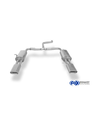 VW Bus T5/ T6 Silenziatore posteriore con uscite destra e sinistra (duplex) – 160x80 Tipo 5 (Cod. 