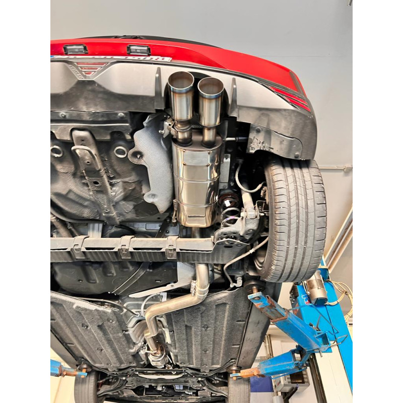 Hyundai I20 N – BC3 Silenziatore posteriore – 2x90 Tipo 14 con color (Cod. F-HY182002-092C)