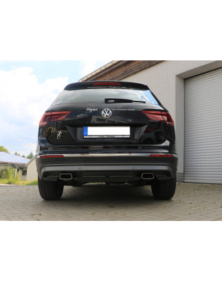 VW Tiguan II Benzin – 4motion Silenziatore posteriore con uscite destra e sinistra (Cod. F-VW20100