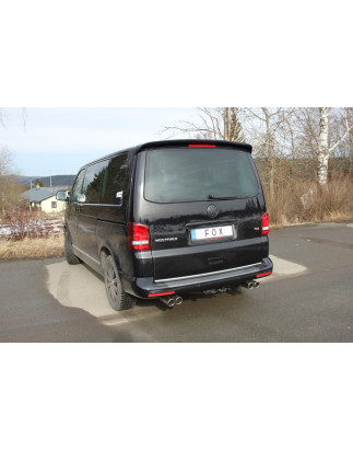 VW Bus T5/ T6 Silenziatore posteriore con uscite destra e sinistra (duplex)x80 Tipo 13 (Cod. F-VW131