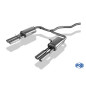 VW Bus T5/ T6 Silenziatore posteriore con uscite destra e sinistra (duplex)x80 Tipo 13 (Cod. F-VW131