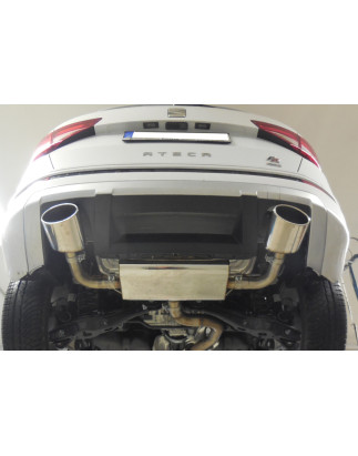 Seat Ateca 5FP – 4x4 Silenziatore posteriore con uscite destra e sinistra (duplex) – 160x90 (Cod
