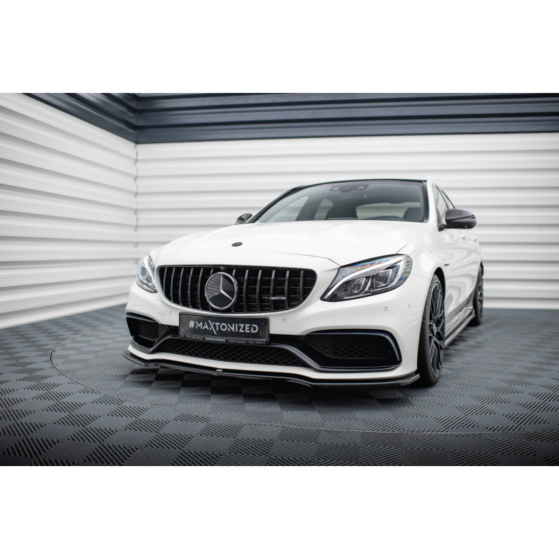 SPLITTER ANTERIORE V.1 Mercedes-AMG C63 berlina / FAMILIARE W205 / S205 (Cod. M-ME-C-205-AMG-ES-FD1G