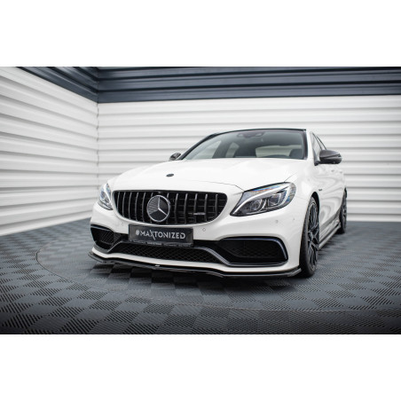 SPLITTER ANTERIORE V.1 Mercedes-AMG C63 berlina / FAMILIARE W205 / S205 (Cod. M-ME-C-205-AMG-ES-FD1G