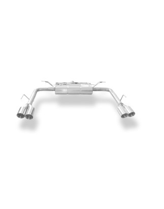 Ford Focus IV Turnier ST-Look Silenziatore posteriore con uscite destra e sinistra (Cod. F-FO033015-