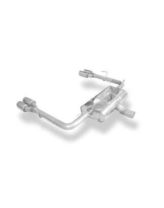 Ford Focus IV Turnier ST-Look Silenziatore posteriore con uscite destra e sinistra (Cod. F-FO033015-