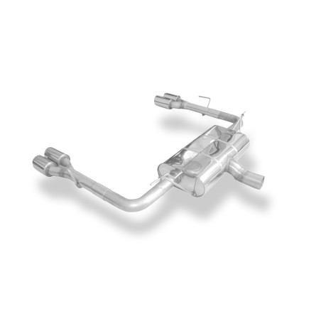 Ford Focus IV Turnier ST-Look Silenziatore posteriore con uscite destra e sinistra (Cod. F-FO033015-