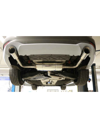 Ford Focus IV Turnier ST-Look Silenziatore posteriore con uscite destra e sinistra (Cod. F-FO033015-