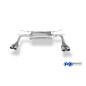 Fiat 124 Spider Silenziatore posteriore trasversale uscita destra/sinistra – 2x70 Tipo 16 destra/s