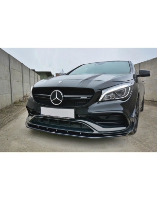 SPLITTER ANTERIORE V.1 Mercedes CLA A45 AMG C117 Facelift (Cod. M-ME-CLA-117F-AMG-FD1G)