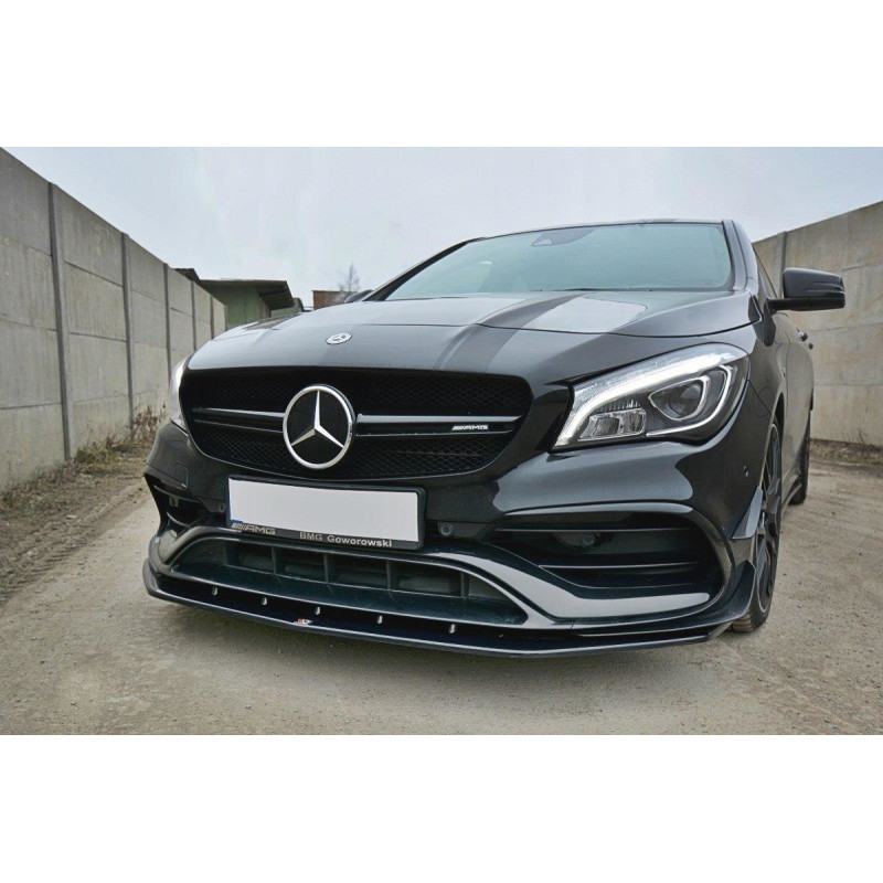 SPLITTER ANTERIORE V.1 Mercedes CLA A45 AMG C117 Facelift (Cod. M-ME-CLA-117F-AMG-FD1G)