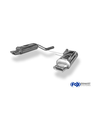 VW Passat 3B/ 3BG 4-Motion Silenziatore posteriore destra e sinistra – 150x7 (Cod. F-VW023053-595)