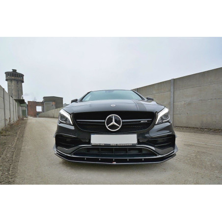 SPLITTER ANTERIORE V.1 Mercedes CLA A45 AMG C117 Facelift (Cod. M-ME-CLA-117F-AMG-FD1G)