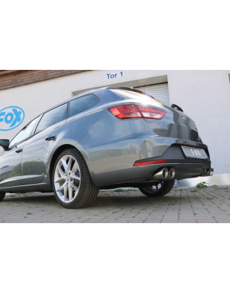 Seat Leon 5F ST Silenziatore posteriore destra e sinistra – 2x90 Tipo 25 con uscite destra e sinis