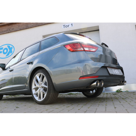 Seat Leon 5F ST Silenziatore posteriore destra e sinistra – 2x90 Tipo 25 con uscite destra e sinis