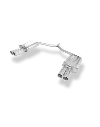 Opel Vectra C Caravan Silenziatore posteriore destra e sinistra doppia uscita (Cod. F-OP052012-652)