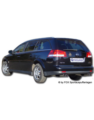 Opel Vectra C Caravan Silenziatore posteriore destra e sinistra doppia uscita (Cod. F-OP052012-652)