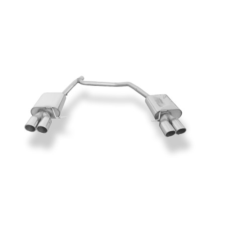 Seat Leon 5F ST Silenziatore posteriore destra e sinistra – 2x90 Tipo 16 con uscite destra e sinis