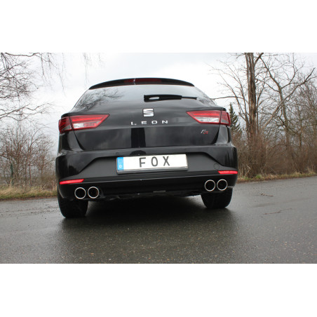 Seat Leon 5F ST Silenziatore posteriore destra e sinistra – 2x90 Tipo 16 con uscite destra e sinis