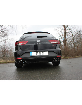 Seat Leon 5F ST – assale posteriore rigido Silenziatore posteriore destra e sinistra (Cod. F-SE042