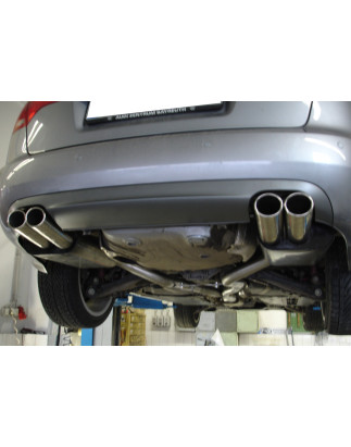 Audi A4 Tipo B7 quattro Silenziatore posteriore destra e sinistra Ø63,5mm - (Cod. F-AU061113-364)
