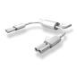Chrysler 300M Silenziatore posteriore destra e sinistra – 2x70 Tipo 13 destra (Cod. F-CR070003-066