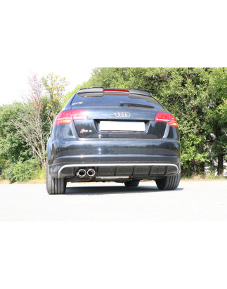 Audi RS3 Tipo 8P quattro Sportback Silenziatore posteriore Ø70mm exha (Cod. F-AU051287-132)