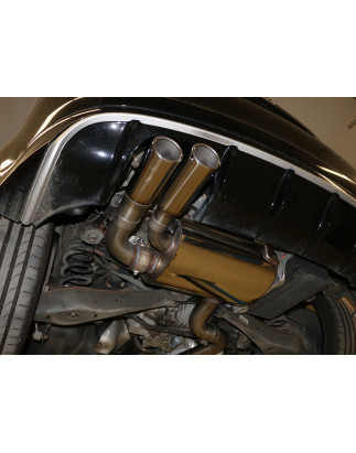 Audi RS3 Tipo 8P quattro Sportback Silenziatore posteriore Ø70mm exha (Cod. F-AU051287-132)