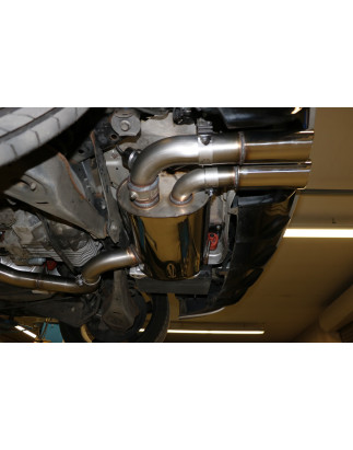 Audi RS3 Tipo 8P quattro Sportback Silenziatore posteriore Ø70mm exha (Cod. F-AU051287-132)
