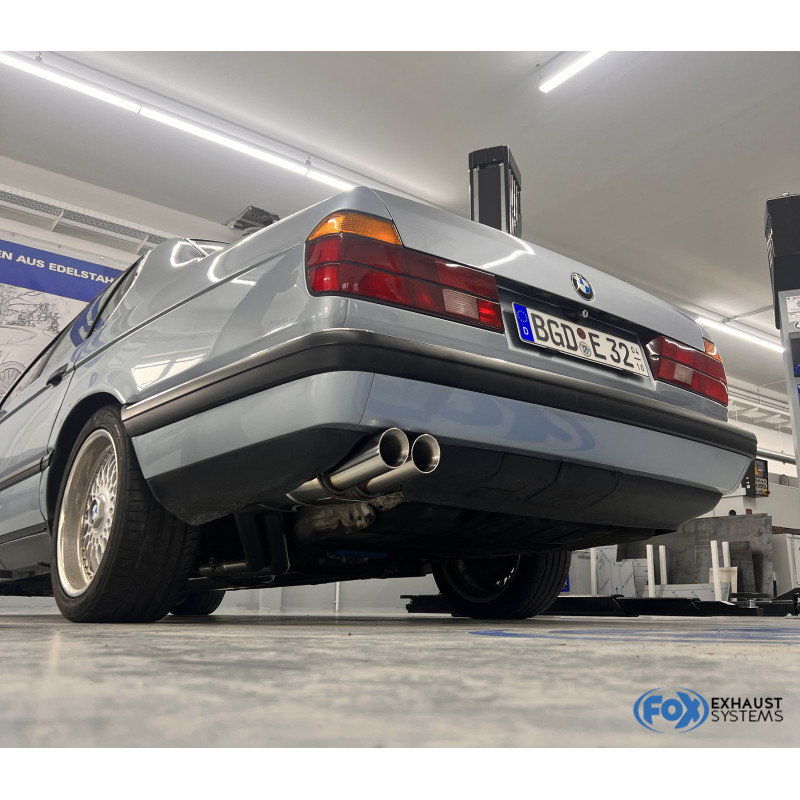 BMW E32 730i/ 735i/ 740i/ 740iL/ 750i/ 750iL Silenziatore posteriore (Cod. F-BM040002-288)