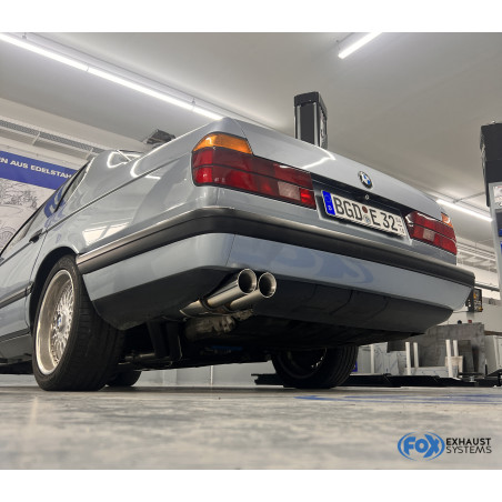 BMW E32 730i/ 735i/ 740i/ 740iL/ 750i/ 750iL Silenziatore posteriore (Cod. F-BM040002-288)