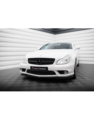SPLITTER ANTERIORE V.1 Mercedes CLS C219 55AMG (Cod. M-ME-CLS-219-AMG-FD1G)